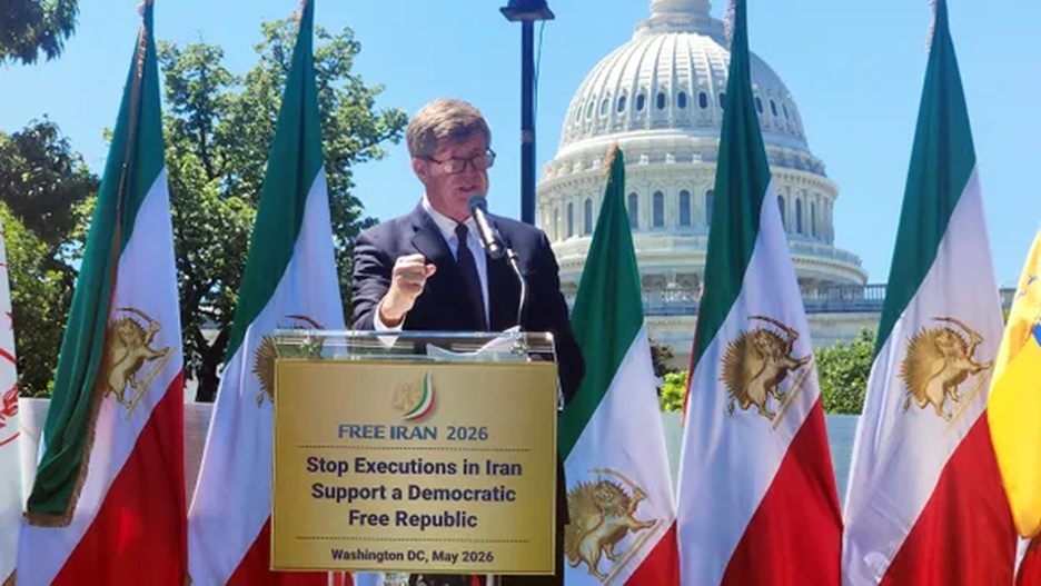 NCRI supporters march in Washington for a Free Iran
