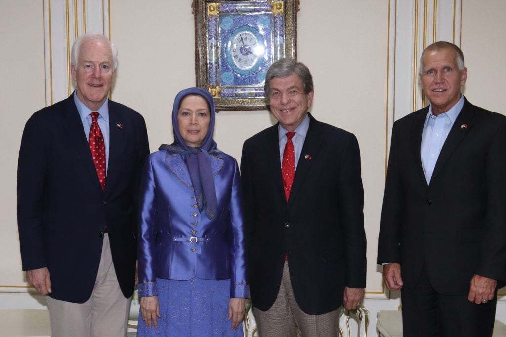 Ms. Maryam Rajavi met with Senior U.S. Senate members in Albania to discuss the current situation in Iran and the Middle East.