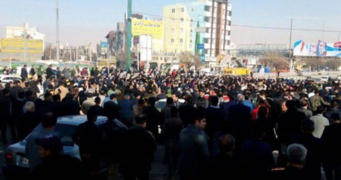 Third Day of Anti-Regime Protests in Dozens of Cities Across Iran