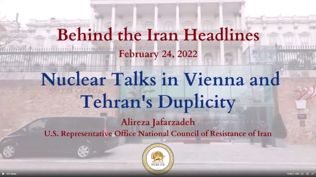 Nuclear Talks in Vienna and Tehran's Duplicity