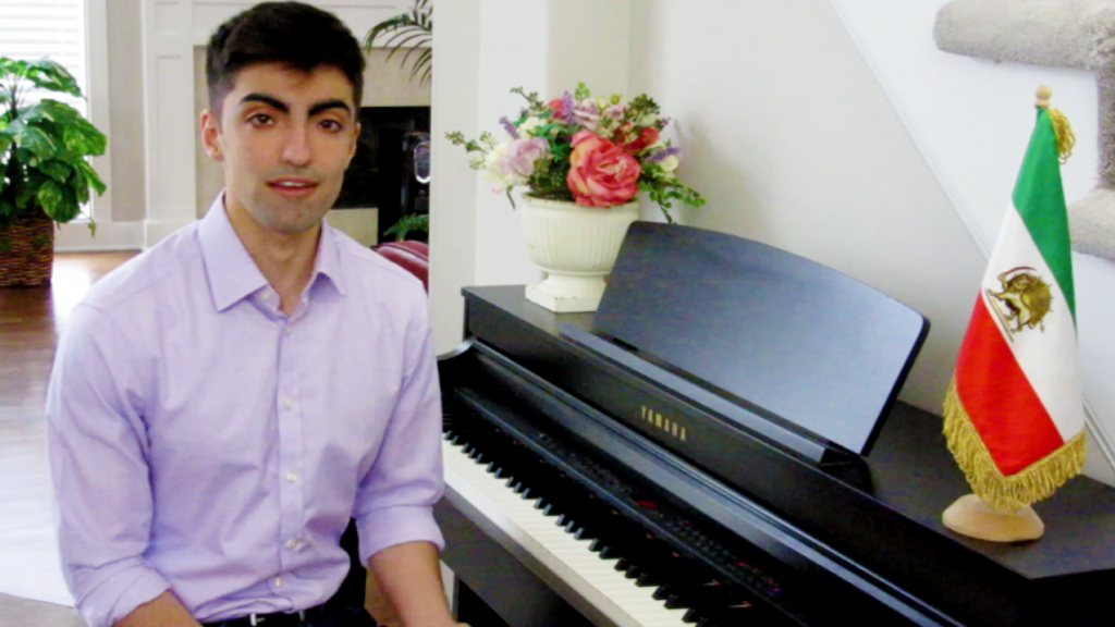 Seena playing piano