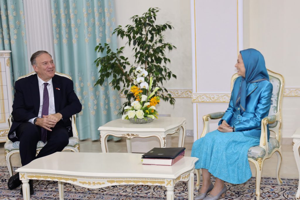 Hon. Mike Pompeo and Mrs. Maryam Rajavi