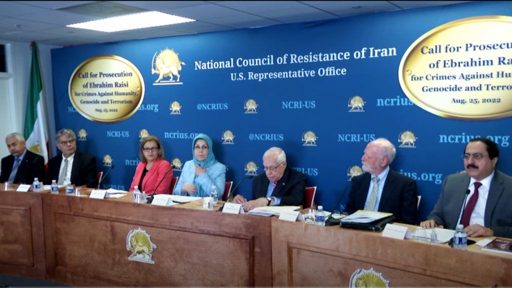 The NCRI-US August 2022 Conference About Raisi's Role in 1988 Massacre