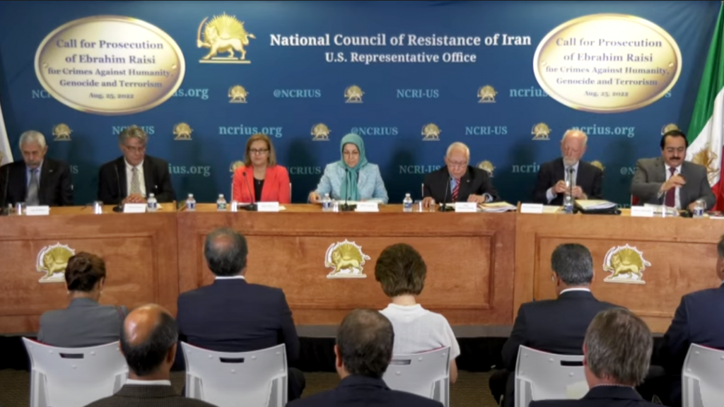 The NCRI-US August 2022 Conference About Raisi's Role in 1988 Massacre