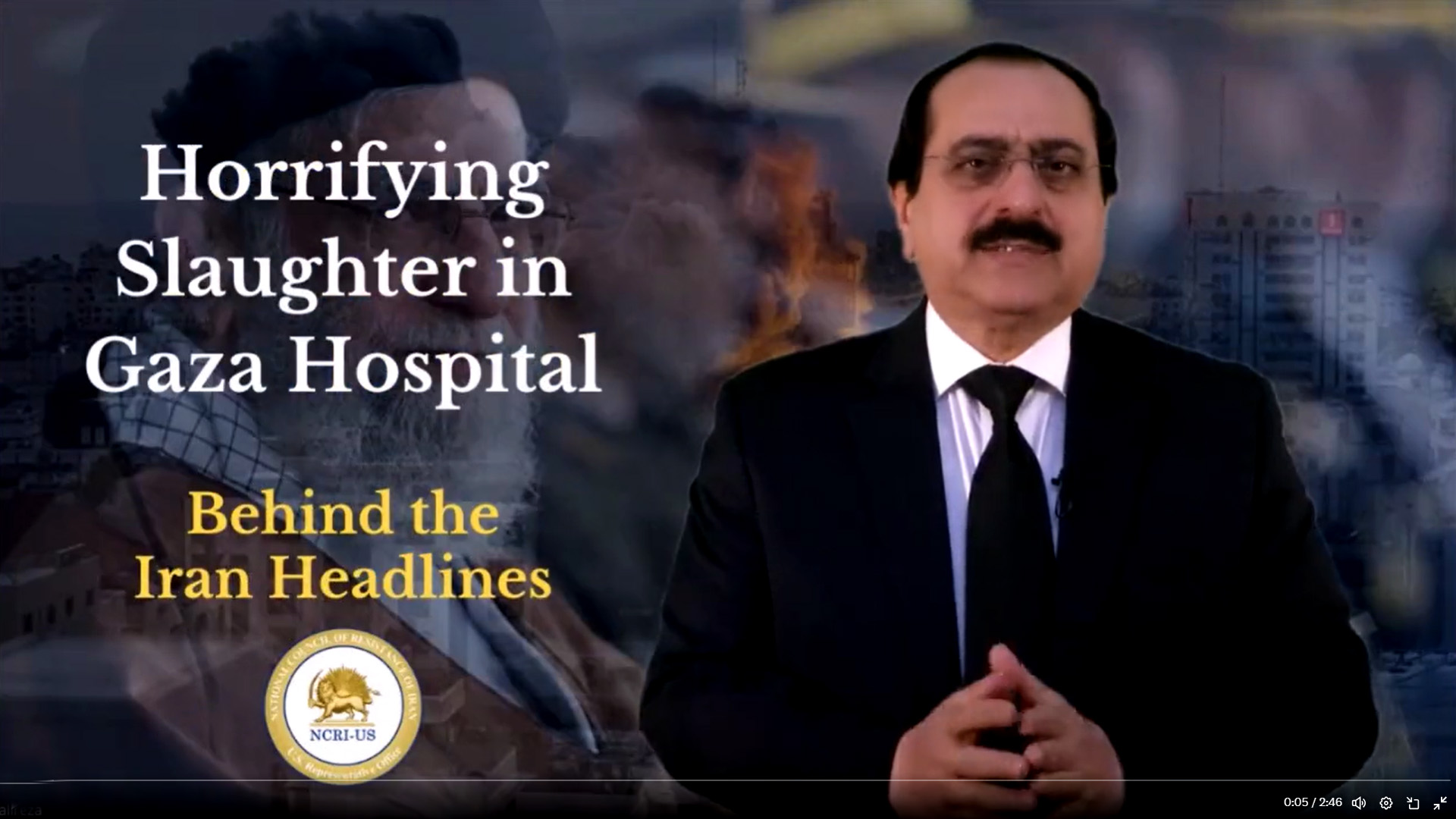Alireza Jafarzadeh Explains the Horrifying Slaughter in Gaza Hospital