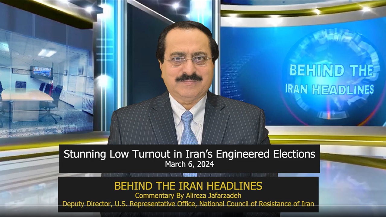 Alireza Jafarzadeh provides a brief on Tehran's failed elections