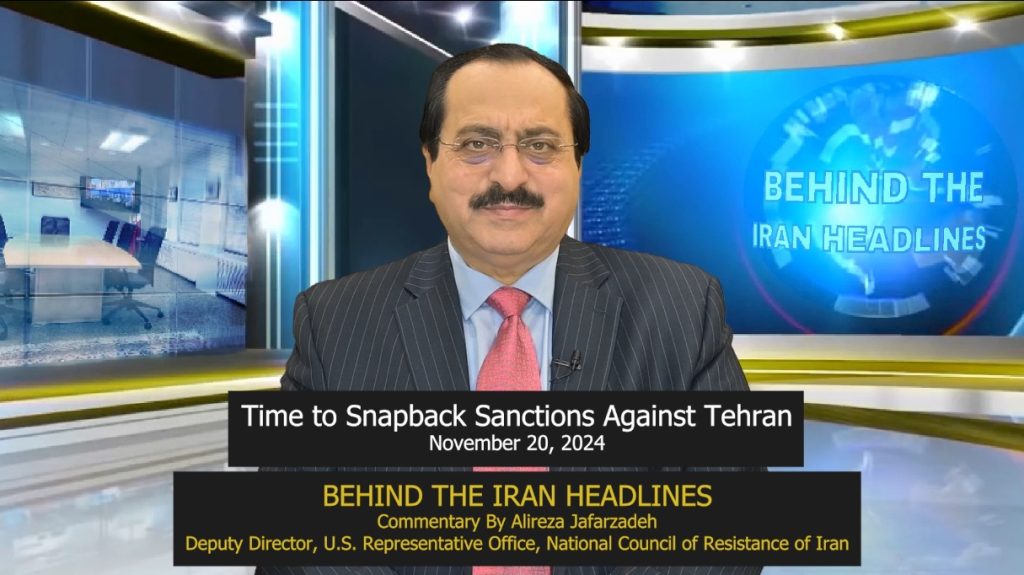 Time to Snapback Sanctions Against Tehran