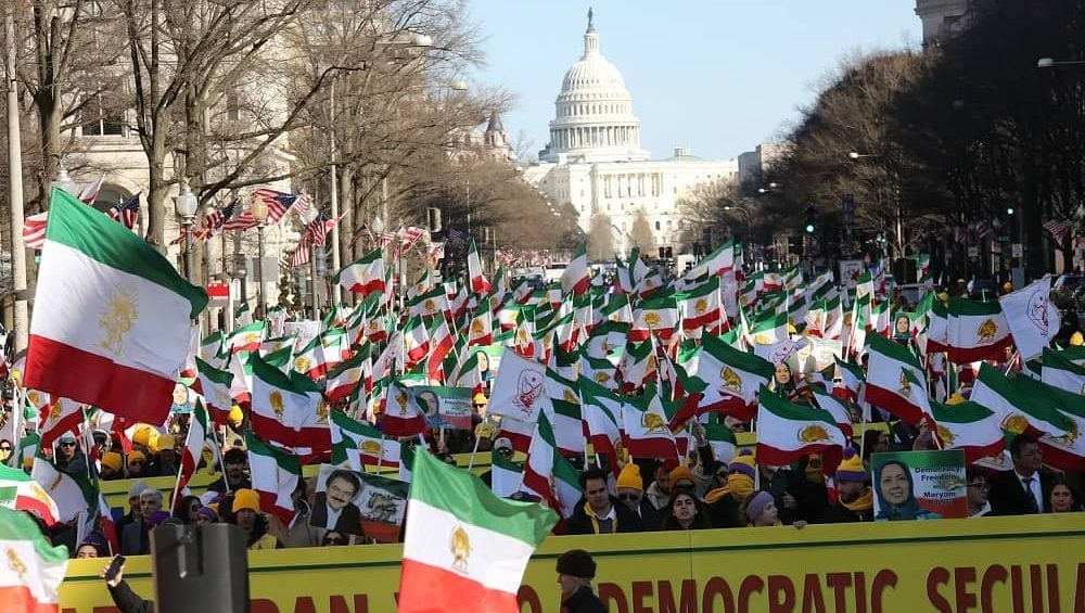 Thousands of Iranian-Americans support the NCRI's President-elect Maryam Rajavi.