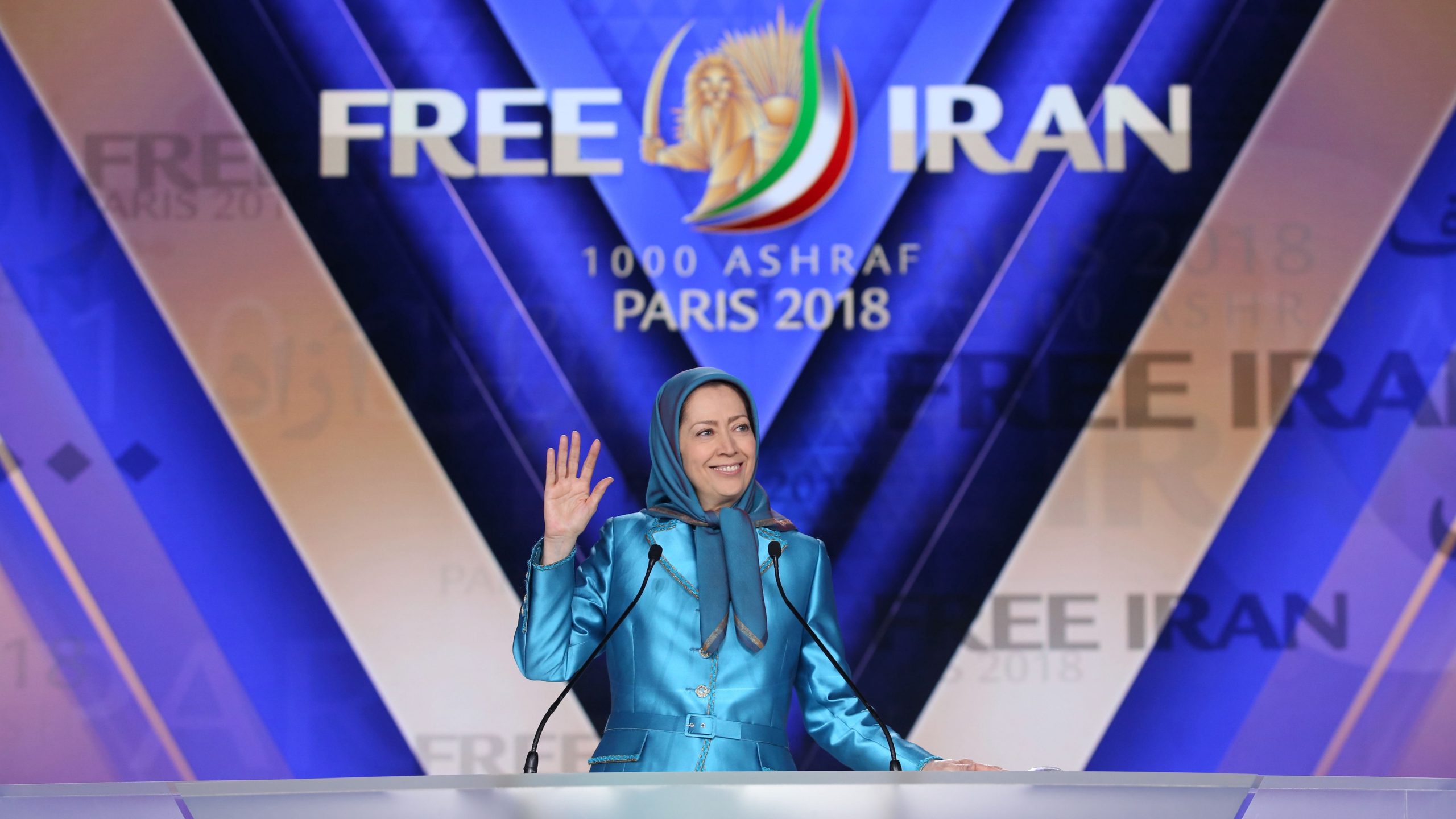 Mrs. Maryam Rajavi, the president -elect of the NCRI was the keynote speaker at the Paris rally in 2018, and the main target of a foiled terror plot by Tehran