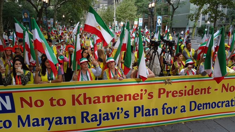 Thousands rally in New York with NCRI, led by youth voices, demanding democratic change in Iran and affirming Maryam Rajavi’s vision for freedom