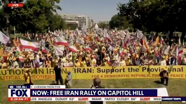 Thousands Rally in Washington, DC in Support of a Democratic Republic in Iran and Against Executions and Dictatorship