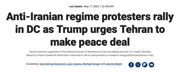 NCRI supporters march in Washington for a Free Iran -- Fox News Reports