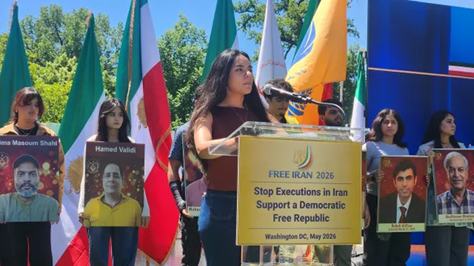 NCRI supporters march in Washington for a Free Iran